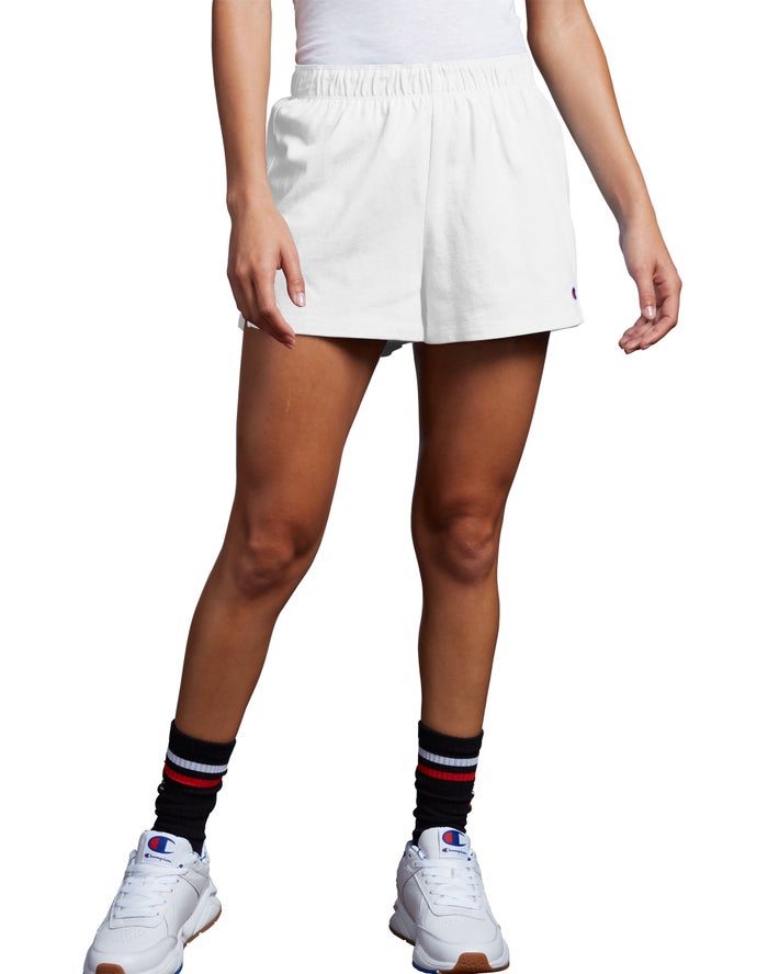 Champion Womens Shorts NZ - Practice 3.5 White ( 2156-EICBP )